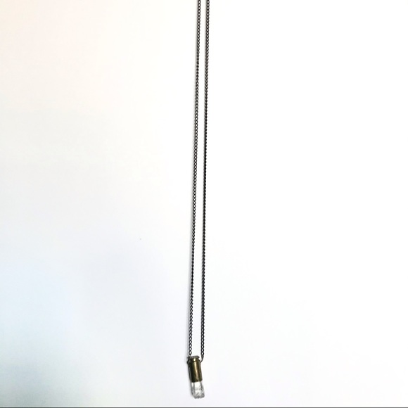 Unisex Crystal in Bullet Casing Necklace - Picture 6 of 6